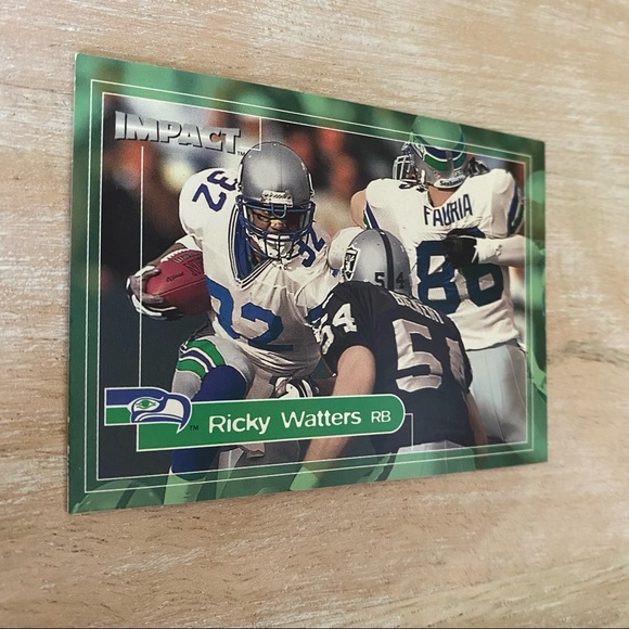Ricky Watters RB Seahawks 2000 Card - Picture 4 of 4